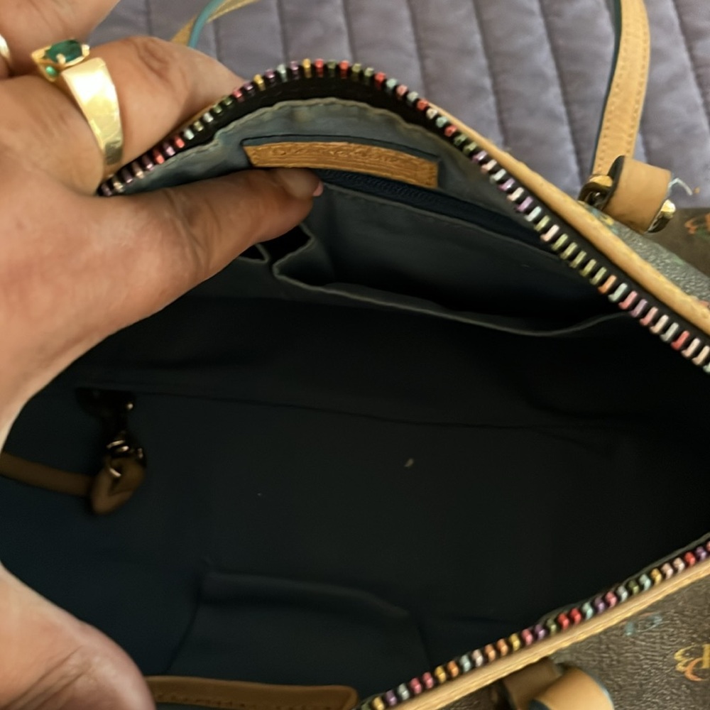 Dooney &Bourke Vintage Rainbow ๐ Zipper set - Picture 4 of 4